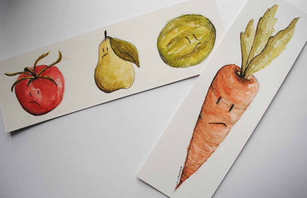 hand painted watercolour illustrations